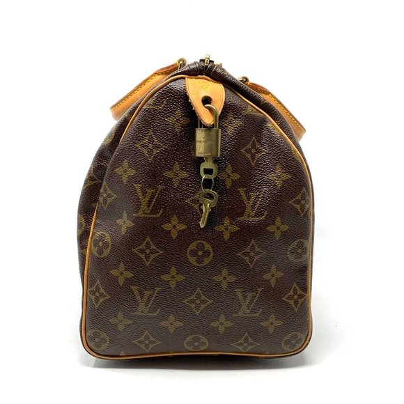 AUTH LOUIS VUITTON MONOGRAM SPEEDY 35 HAND BAG - Picture 5 of 15